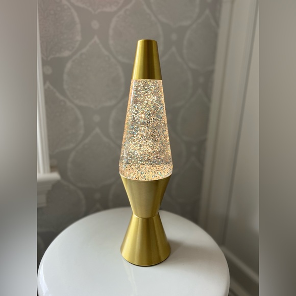 Gold White Lava Lamp main image 1